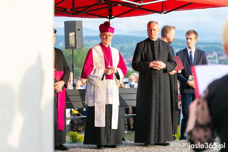 Poświęcenie pomnika Chrystusa Króla Wszechświata w Jaśle