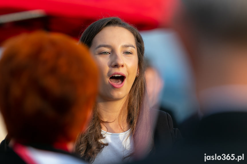 Poświęcenie pomnika Chrystusa Króla Wszechświata w Jaśle