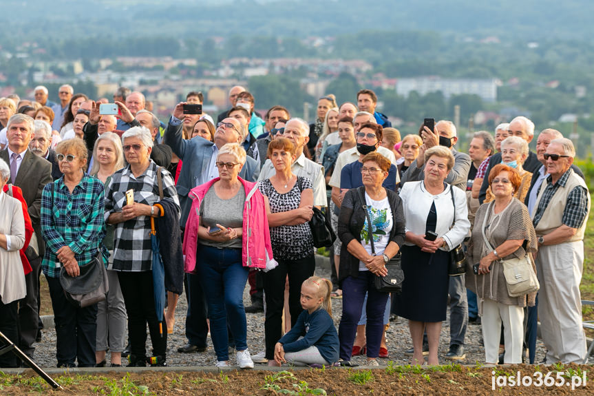 Poświęcenie pomnika Chrystusa Króla Wszechświata w Jaśle