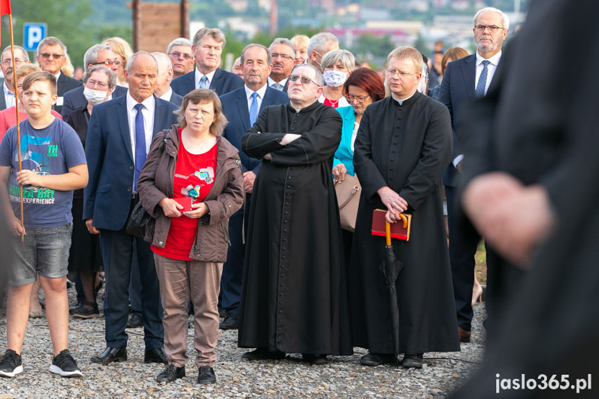 Poświęcenie pomnika Chrystusa Króla Wszechświata w Jaśle