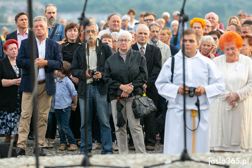 Poświęcenie pomnika Chrystusa Króla Wszechświata w Jaśle