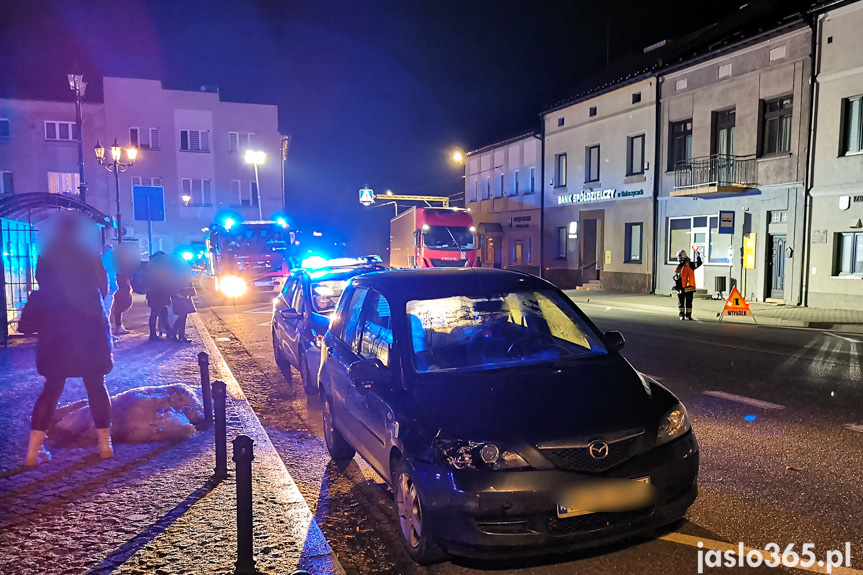 Potrącenie kobiety w Kołaczycach