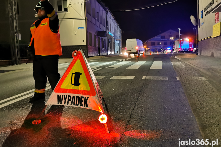 Potrącenie kobiety w Kołaczycach