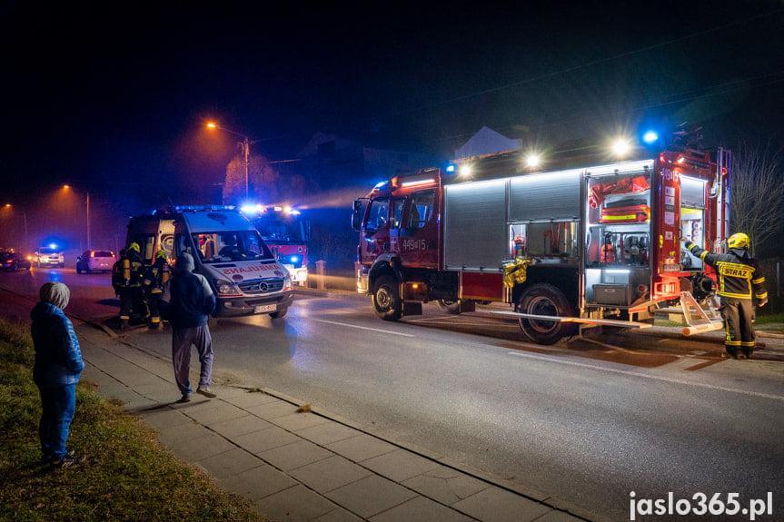 Pożar w domy przy ulicy Grunwaldzkiej