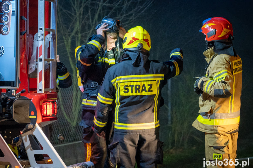 Pożar w domy przy ulicy Grunwaldzkiej