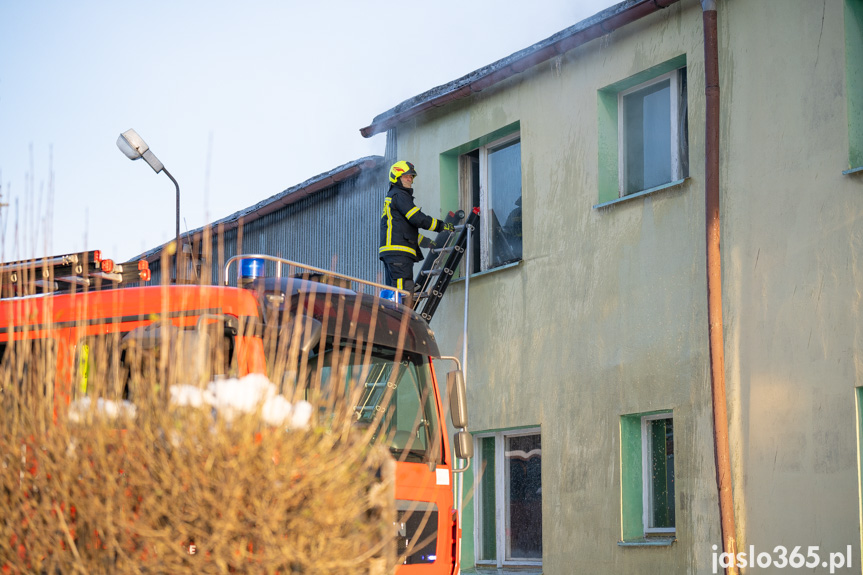 Pożar w jednym z zakładów w Jaśle