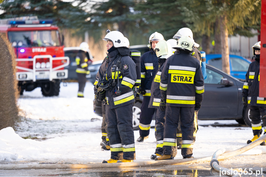 Pożar w jednym z zakładów w Jaśle