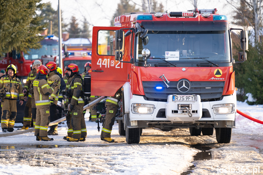 Pożar w jednym z zakładów w Jaśle