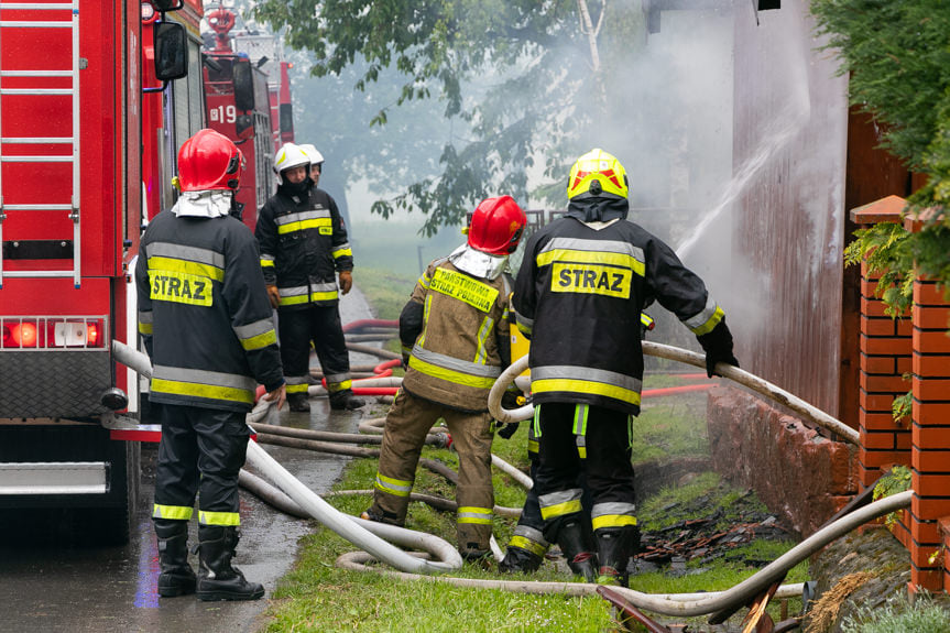 Pożar w Samoklęskach