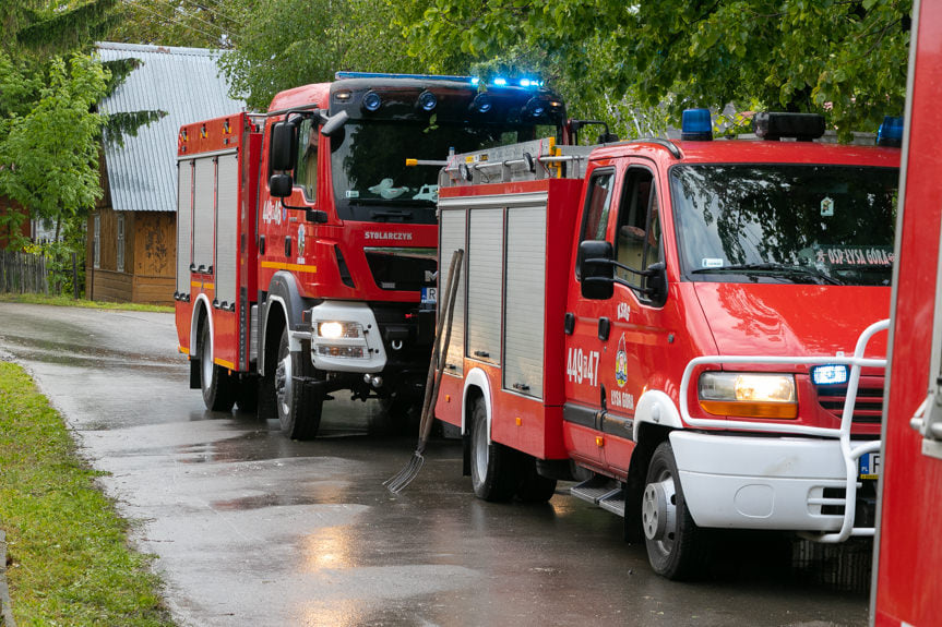 Pożar w Samoklęskach