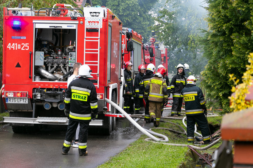 Pożar w Samoklęskach