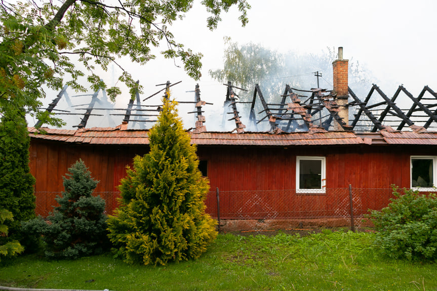 Pożar w Samoklęskach