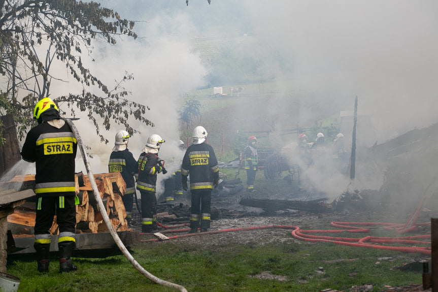 Pożar w Samoklęskach