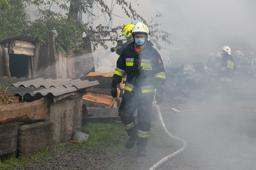 Pożar w Samoklęskach