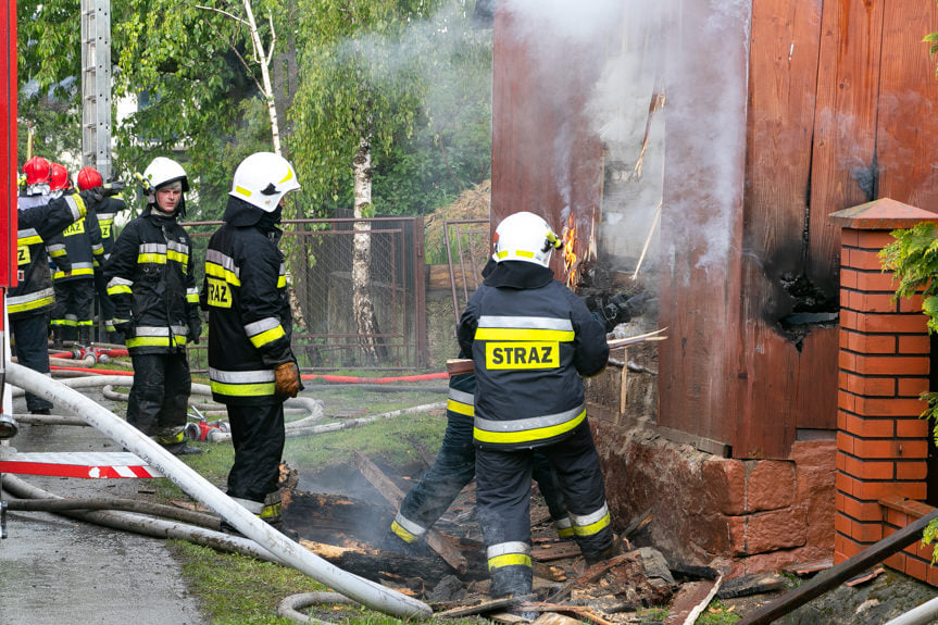 Pożar w Samoklęskach