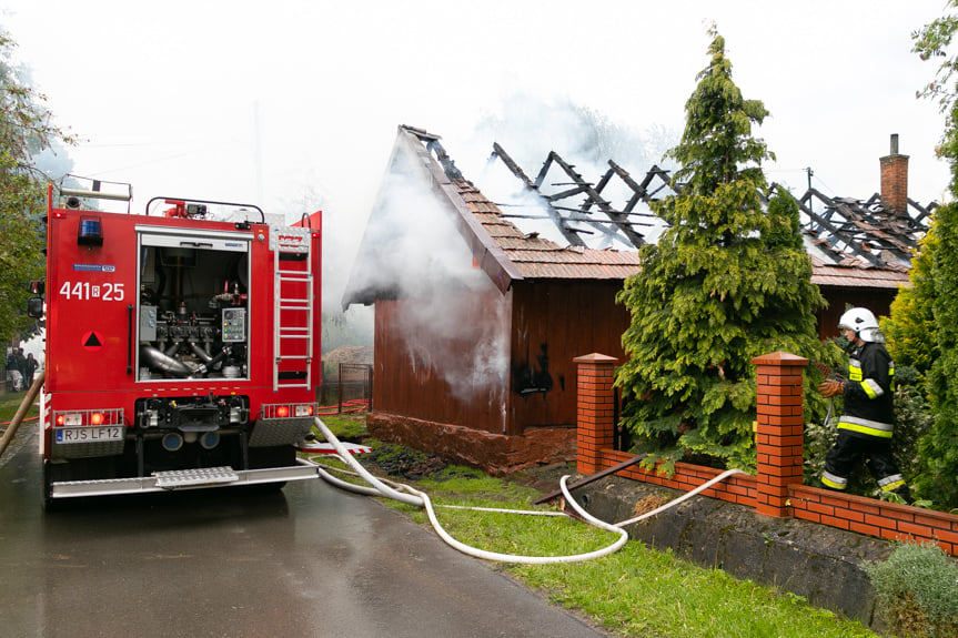 Pożar w Samoklęskach