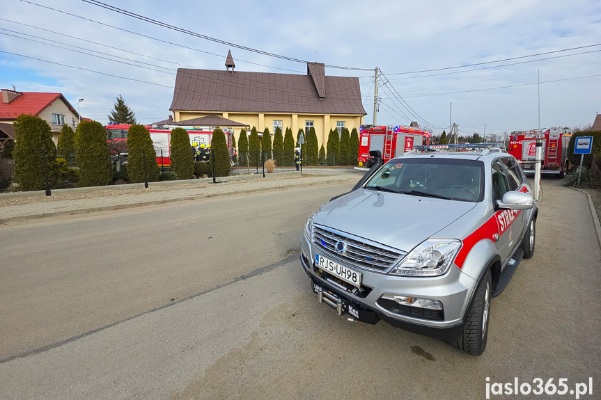 Pożar w stolarni w Zawadce Osieckiej