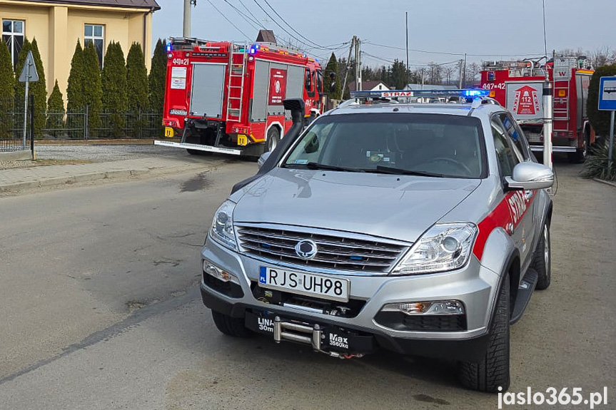 Pożar w stolarni w Zawadce Osieckiej