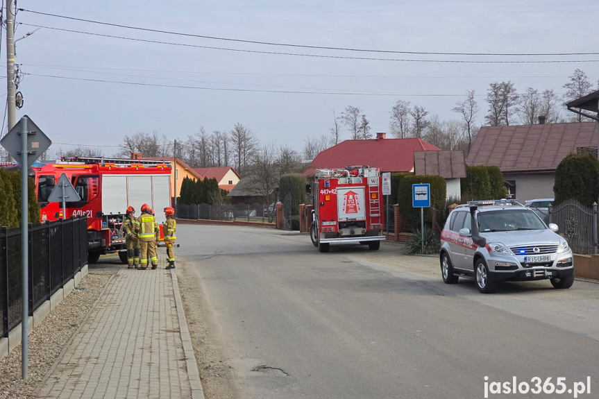 Pożar w stolarni w Zawadce Osieckiej