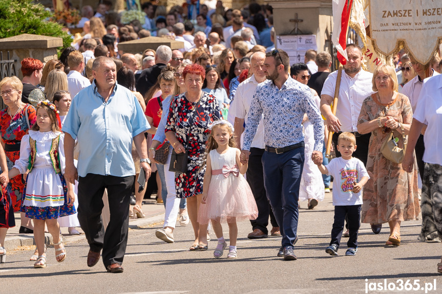 Procesja Bożego Ciała w Jaśle