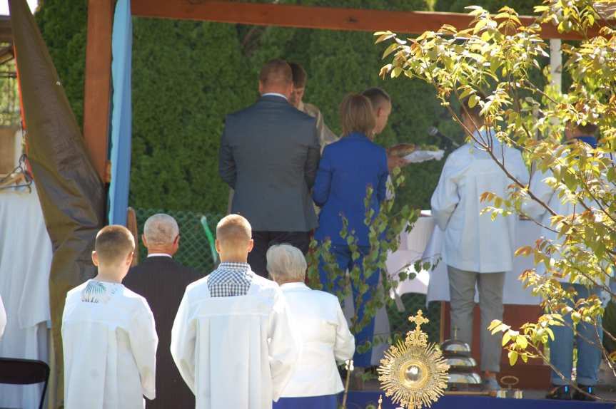 Procesja Bożego Ciała z Sadek do Nienaszowa