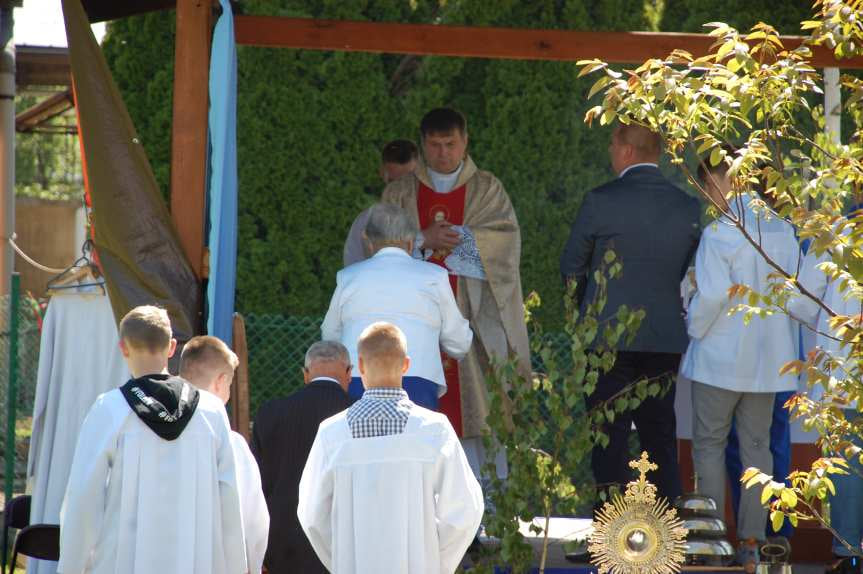 Procesja Bożego Ciała z Sadek do Nienaszowa