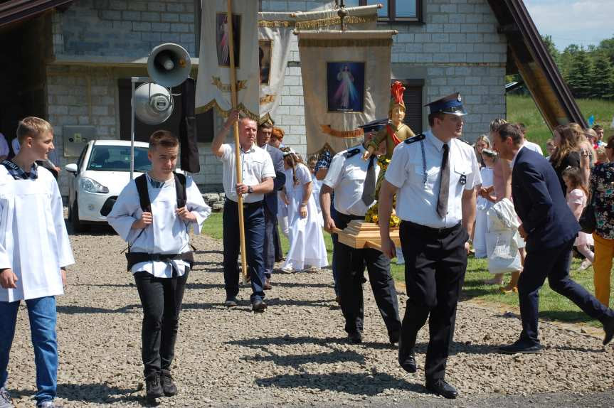 Procesja Bożego Ciała z Sadek do Nienaszowa