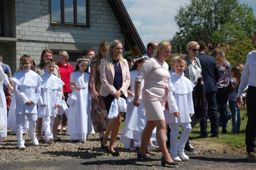 Procesja Bożego Ciała z Sadek do Nienaszowa