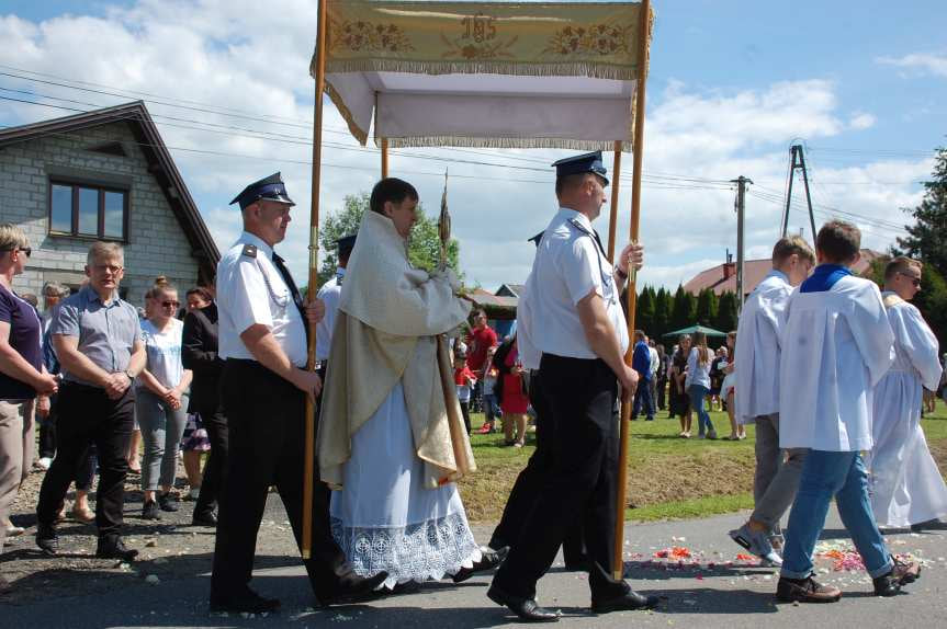 Procesja Bożego Ciała z Sadek do Nienaszowa