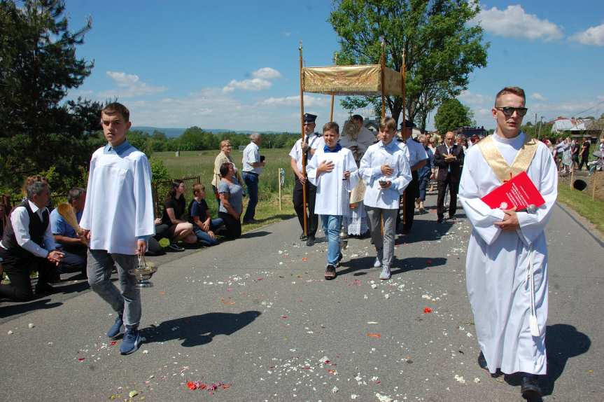 Procesja Bożego Ciała z Sadek do Nienaszowa