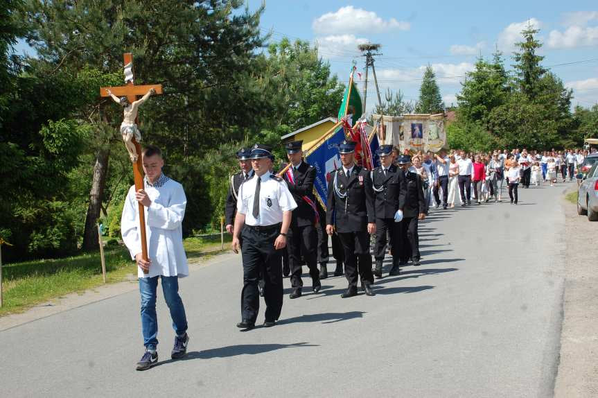 Procesja Bożego Ciała z Sadek do Nienaszowa