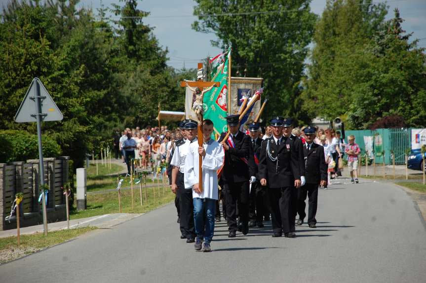 Procesja Bożego Ciała z Sadek do Nienaszowa