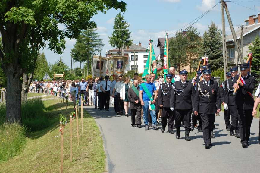 Procesja Bożego Ciała z Sadek do Nienaszowa