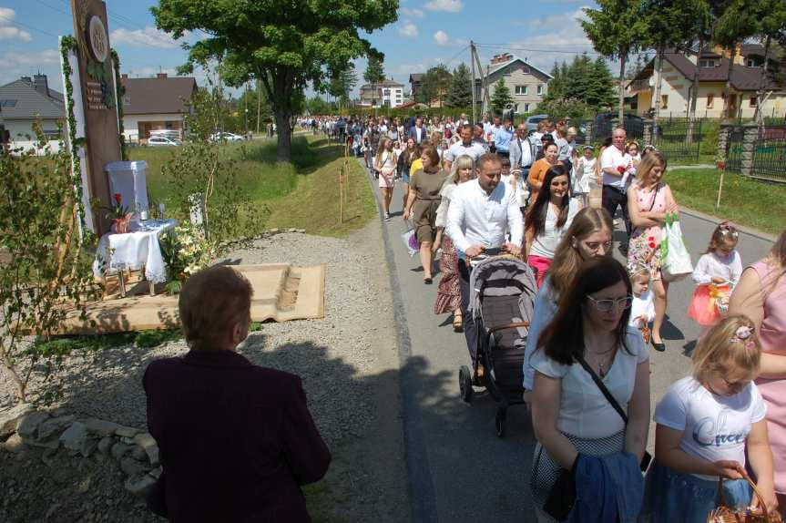 Procesja Bożego Ciała z Sadek do Nienaszowa