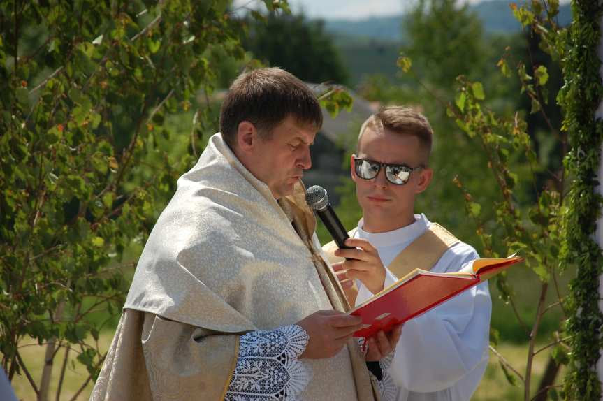 Procesja Bożego Ciała z Sadek do Nienaszowa