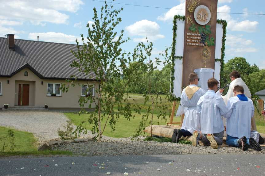 Procesja Bożego Ciała z Sadek do Nienaszowa