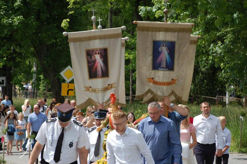 Procesja Bożego Ciała z Sadek do Nienaszowa