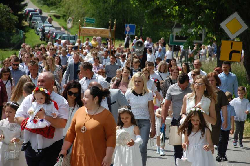 Procesja Bożego Ciała z Sadek do Nienaszowa