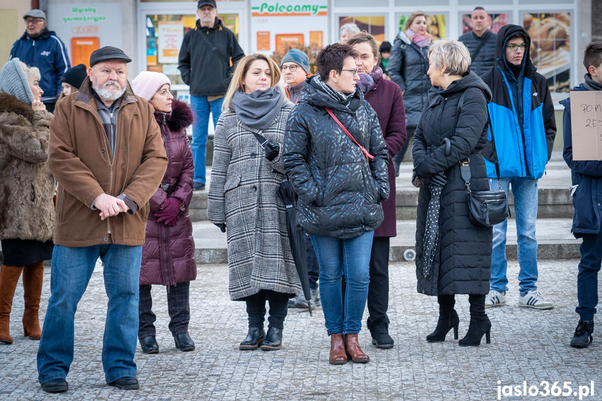 Protest w Jaśle