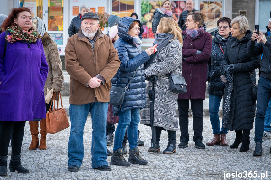 Protest w Jaśle