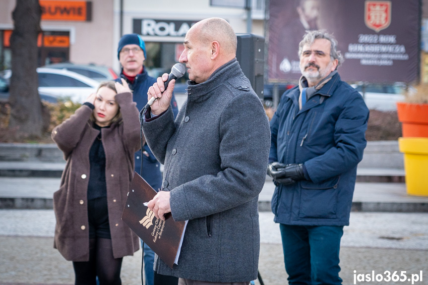 Protest w Jaśle