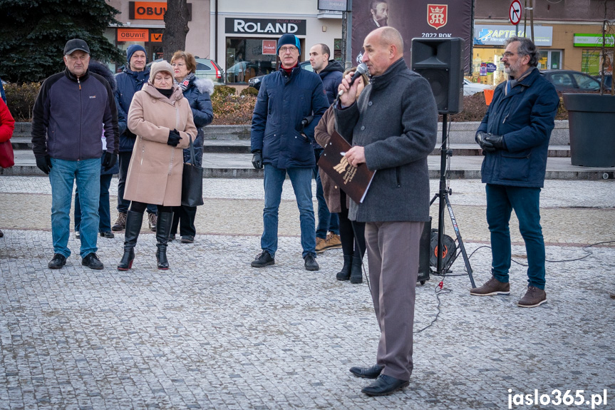 Protest w Jaśle