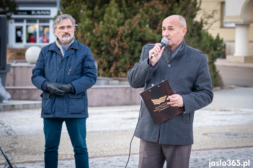 Protest w Jaśle