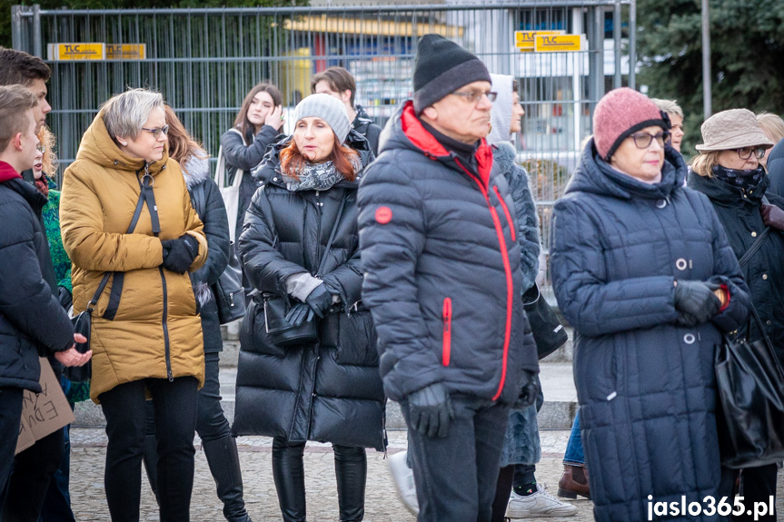 Protest w Jaśle