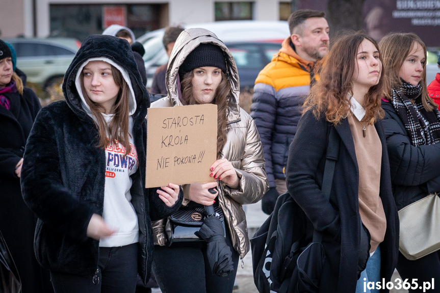 Protest w Jaśle