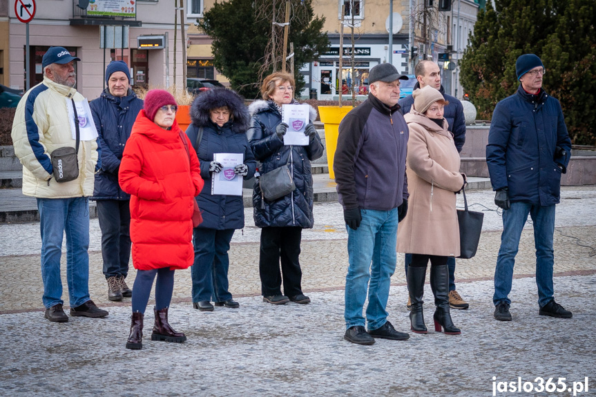 Protest w Jaśle