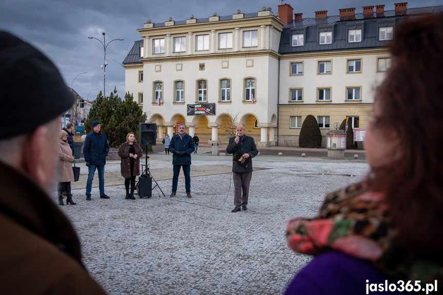 Protest w Jaśle