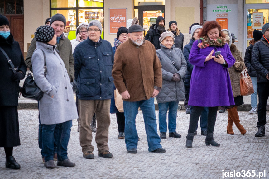 Protest w Jaśle