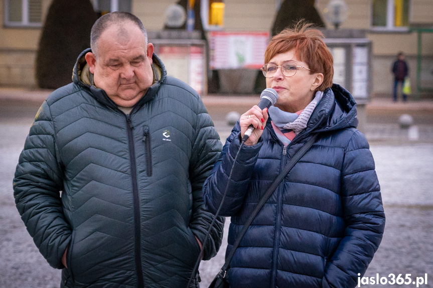 Protest w Jaśle