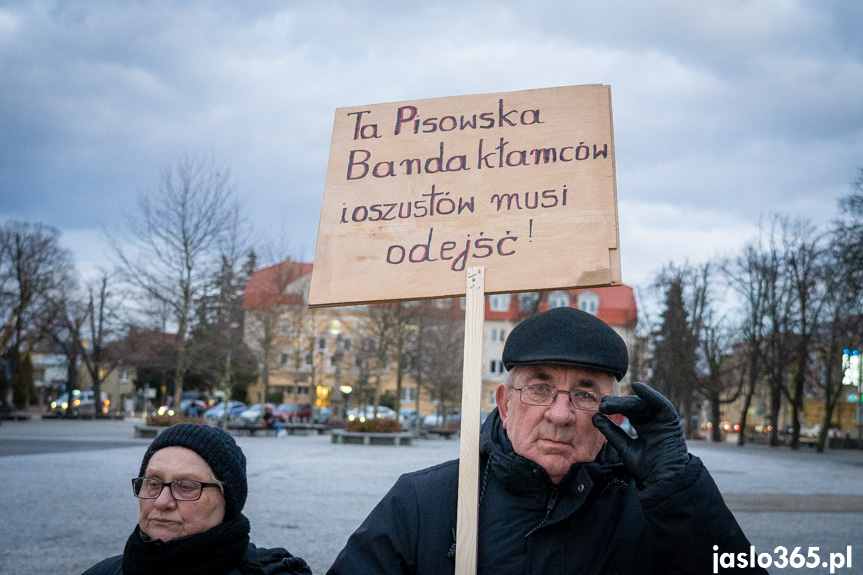 Protest w Jaśle